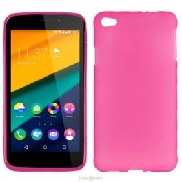 Funda Silicona Wiko Pulp Rosa