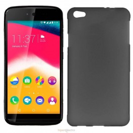 Funda Silicona Wiko Rainbow Jam Negro